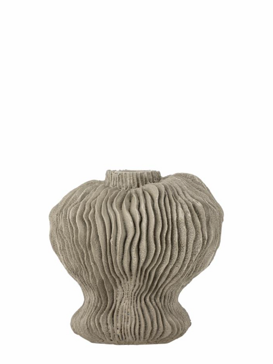 Briar Bougeoir, Gris, Polyrésine