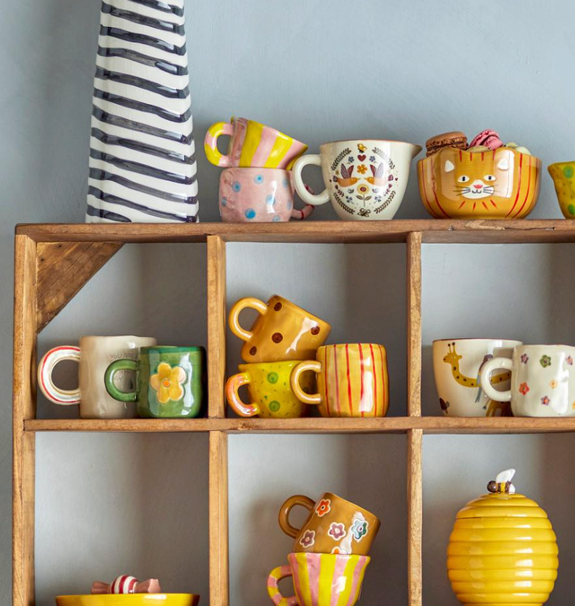 Addy Tasse, Multicolore, Grès