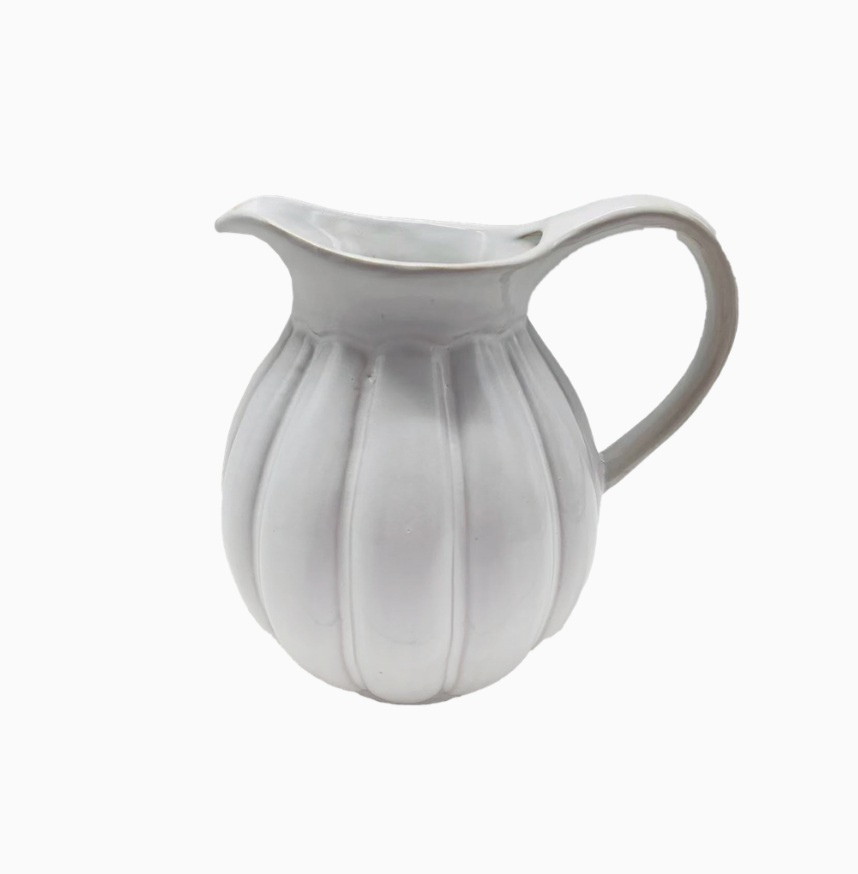 Pichet fermier blanc L19,7 P15,3 H18,5cm