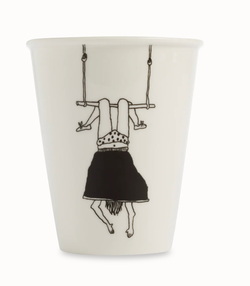 Cup trapeze girl
