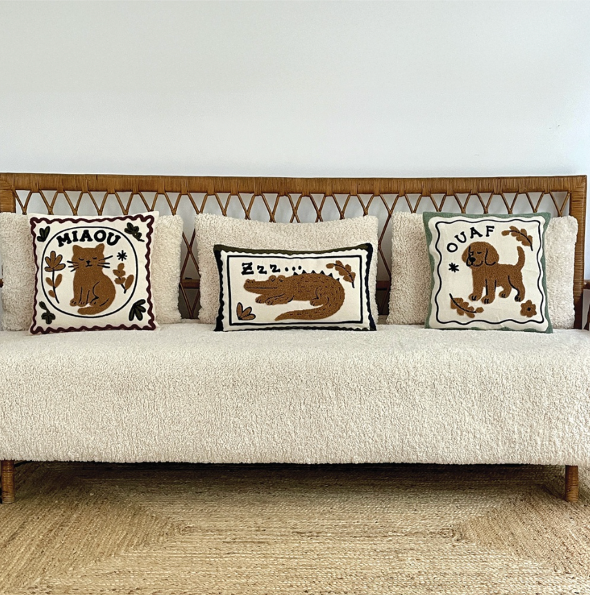 Coussin Influence chien 40x40cm