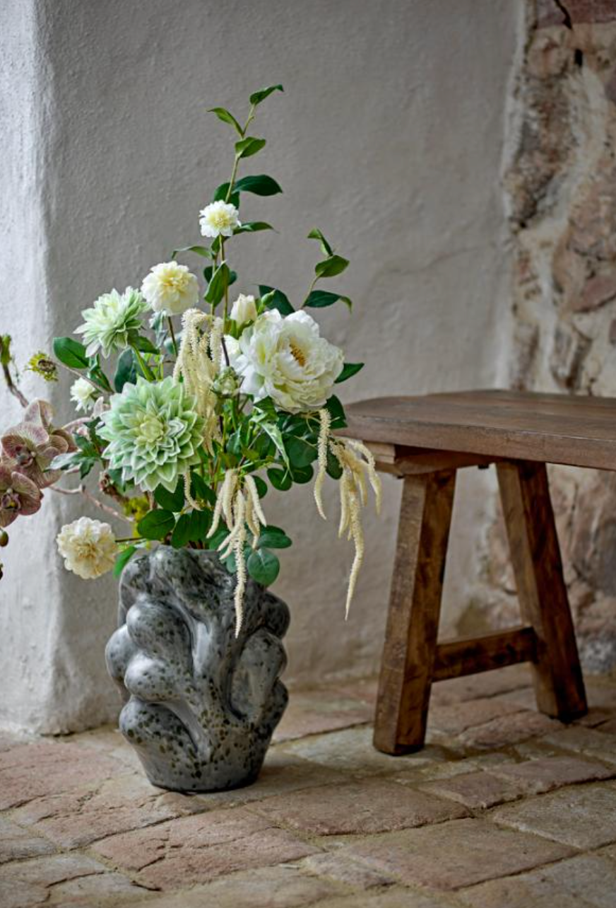 Rise Bouquet, Blanc, Fleurs artificielles