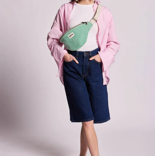 Sac banane Olivia Rayures vert