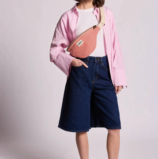 Sac banane Olivia Rayures rouge