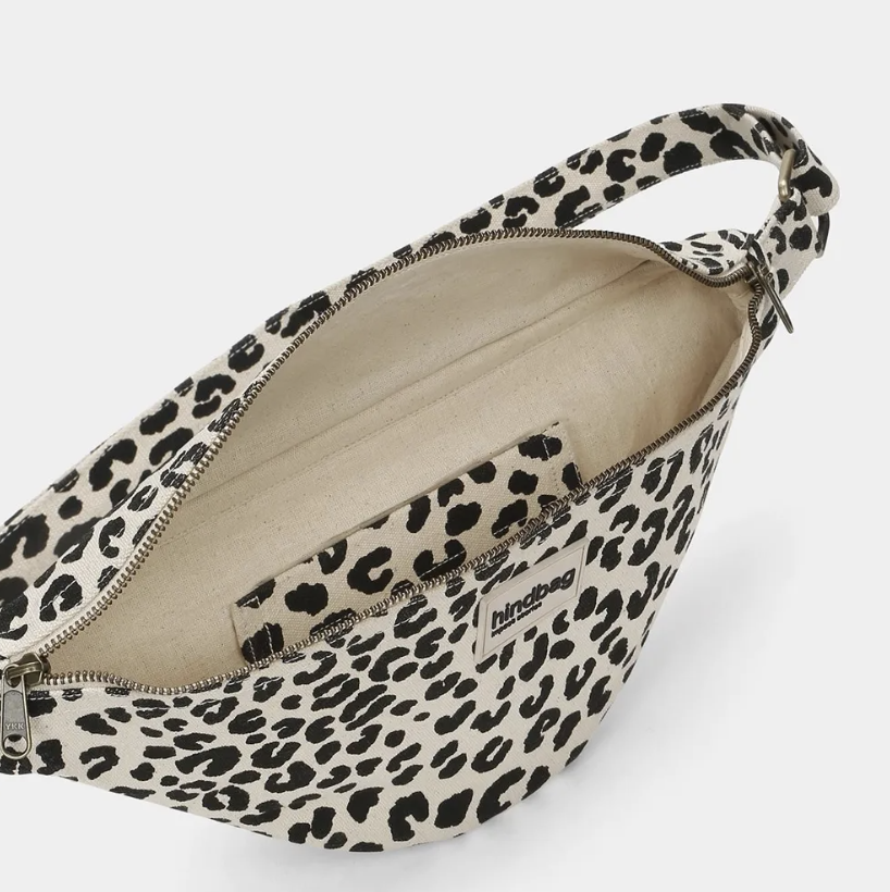 Sac banane Sasha Léopard écru