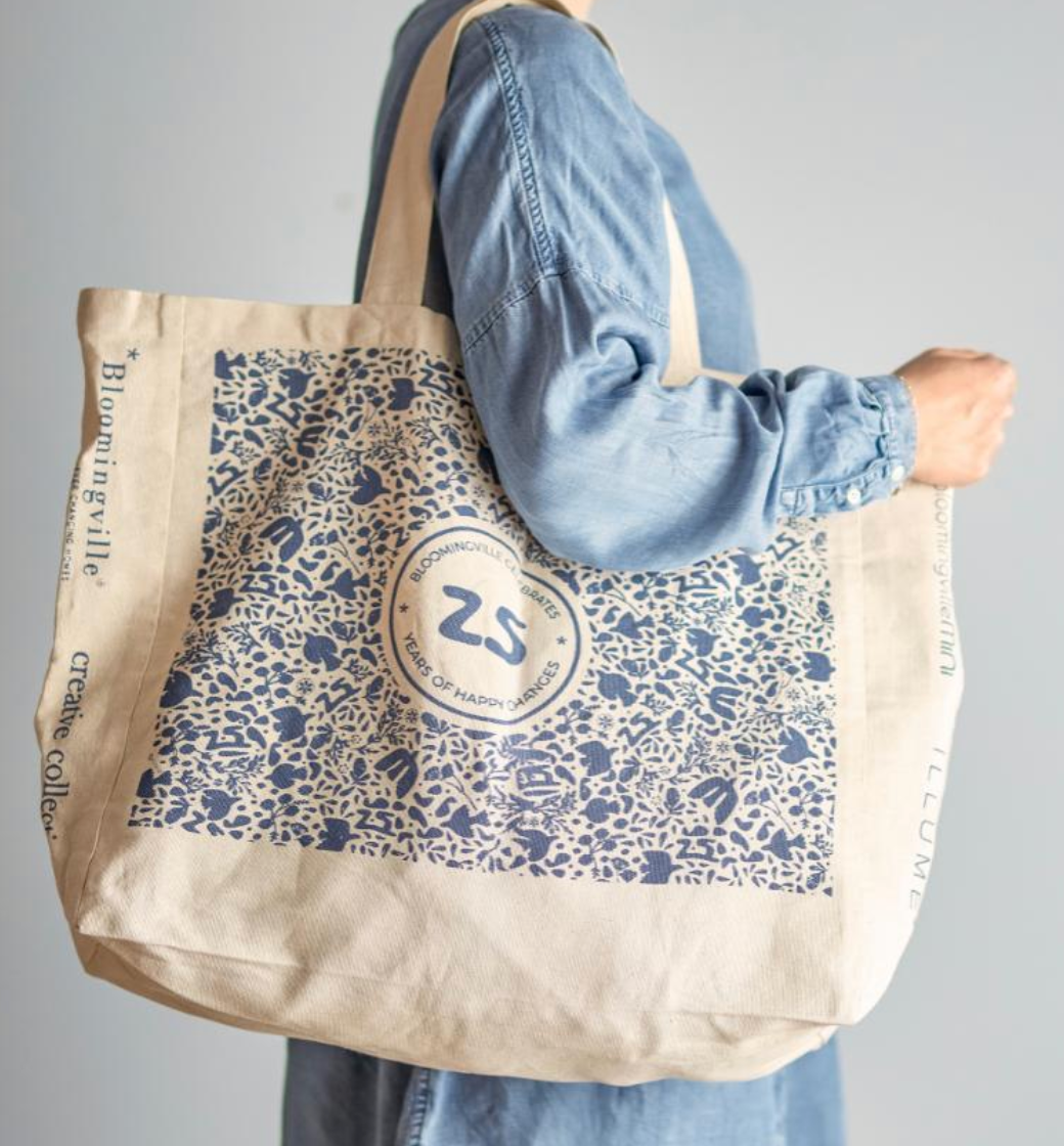 Anniversary Sac de courses, Multicolore, Coton OEKO-TEX®
