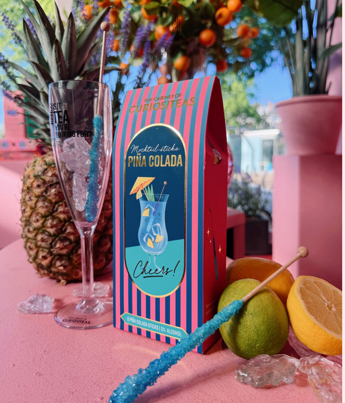 Bâtonnets pour mocktail Pina Colada (6 bâtonnets dans 1 boîte)