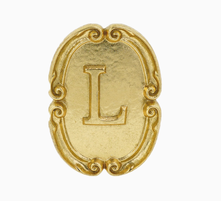 Déco murale alphabet L L7,2 P1,2 H10cm