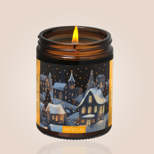 Bougie Village de Noël 140g