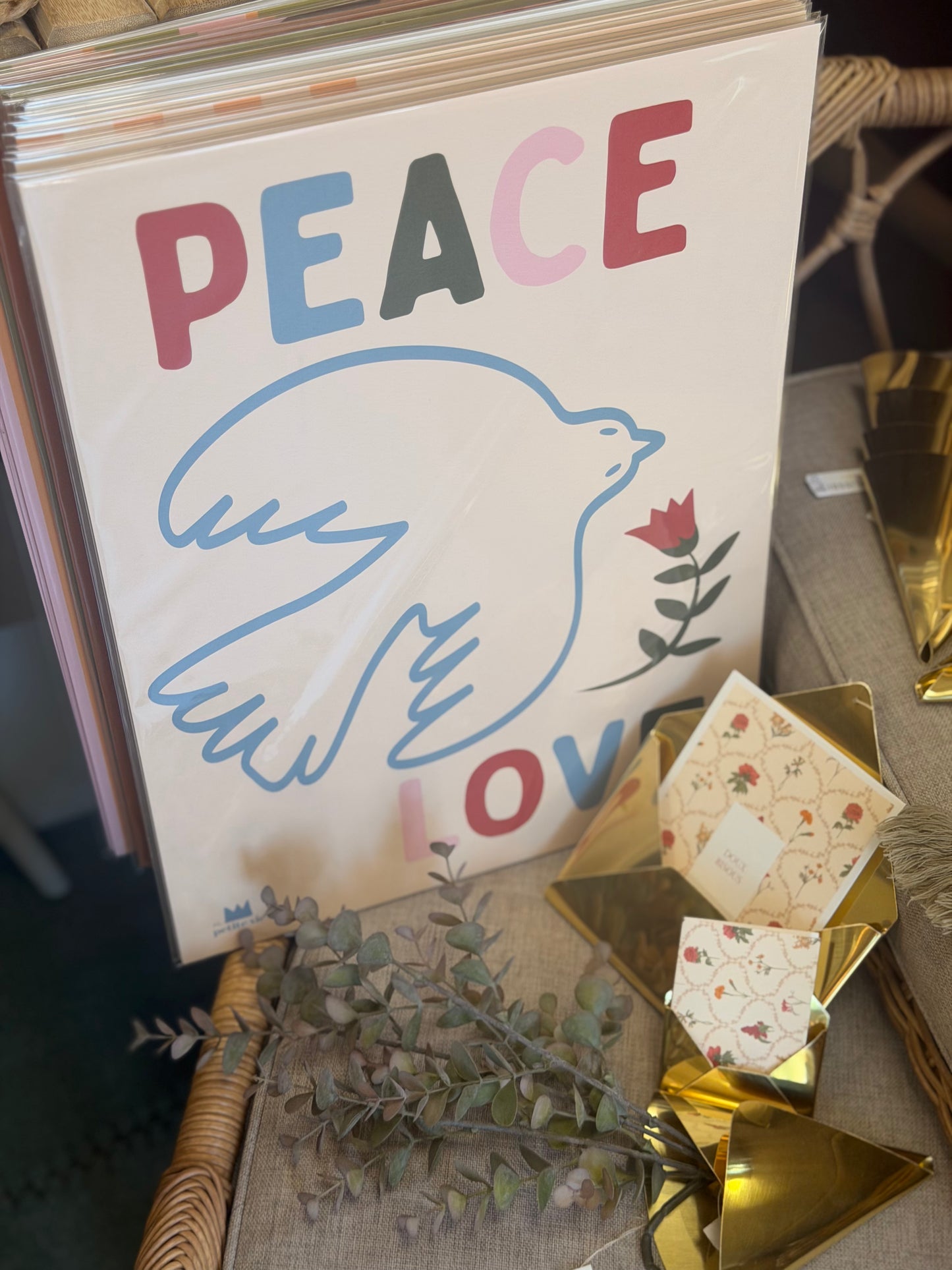 Affiche PEACE LOVE