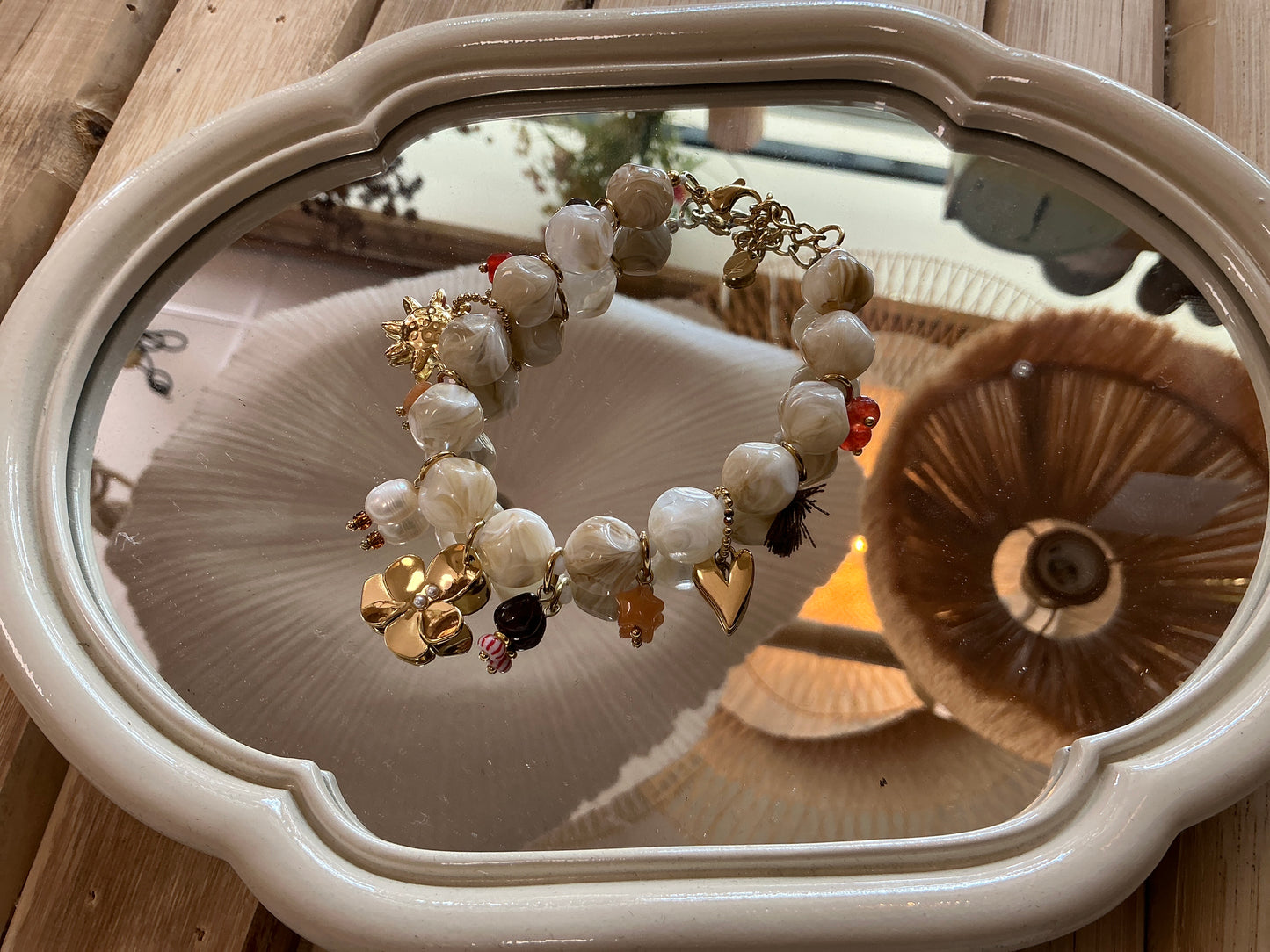 Bracelet beige 1