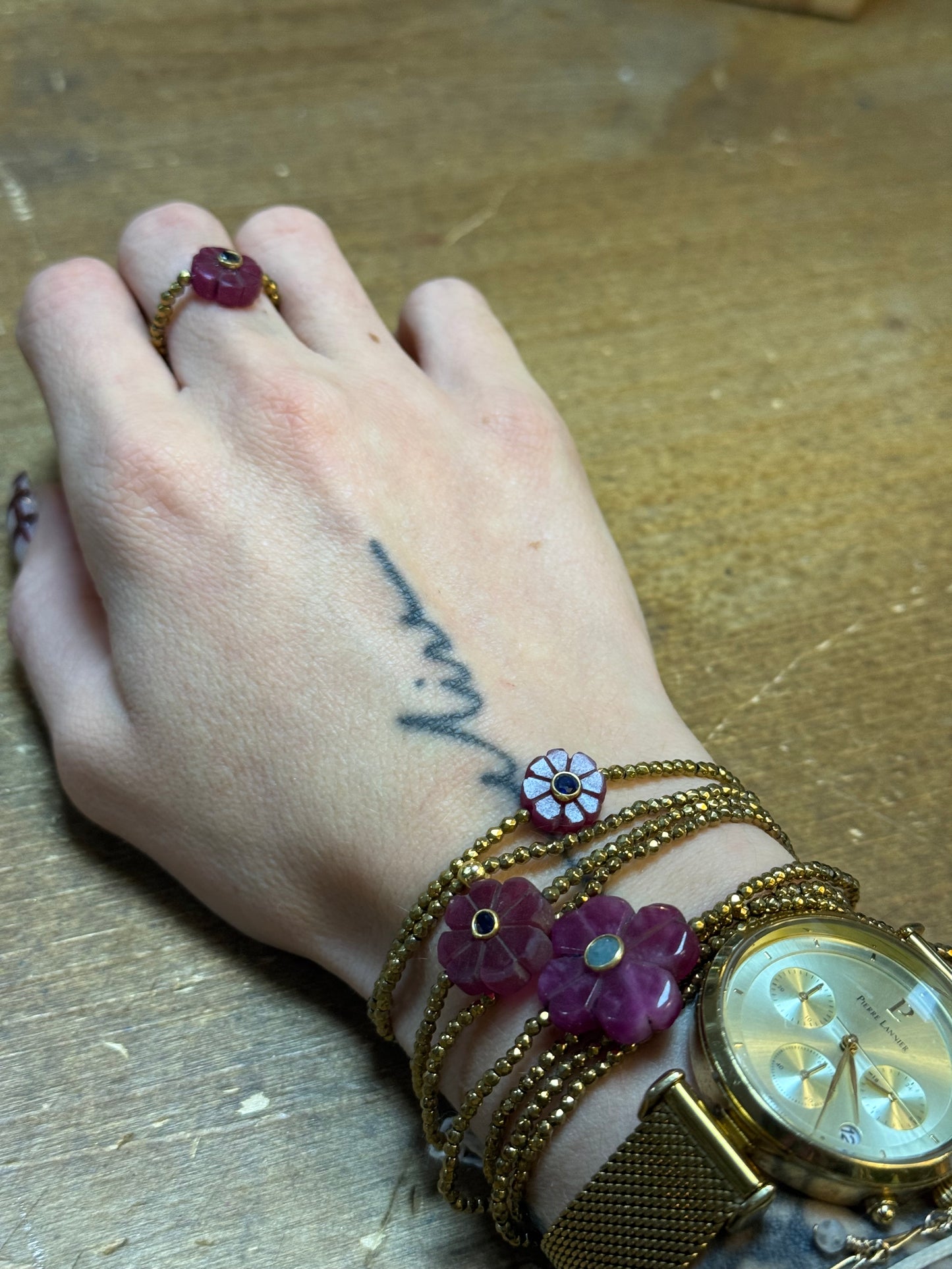 Collection Flower rubis indien