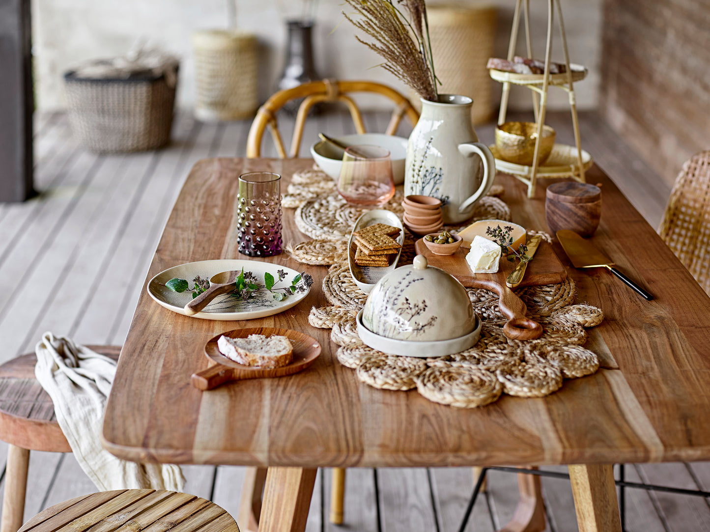 Valder Chemin de table, Nature, Jute