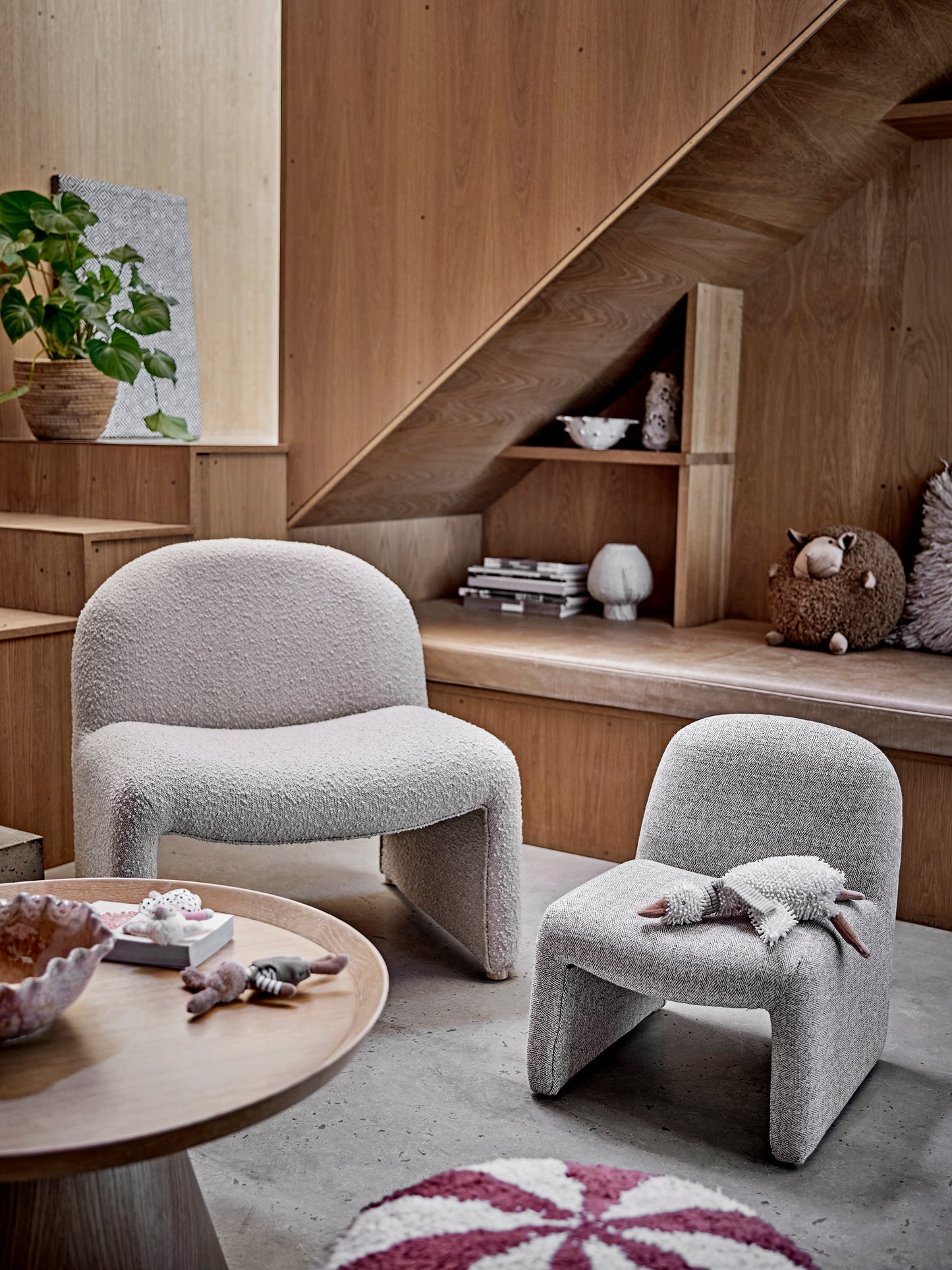 Gaspard Jouet en peluche, Blanc, Polyester