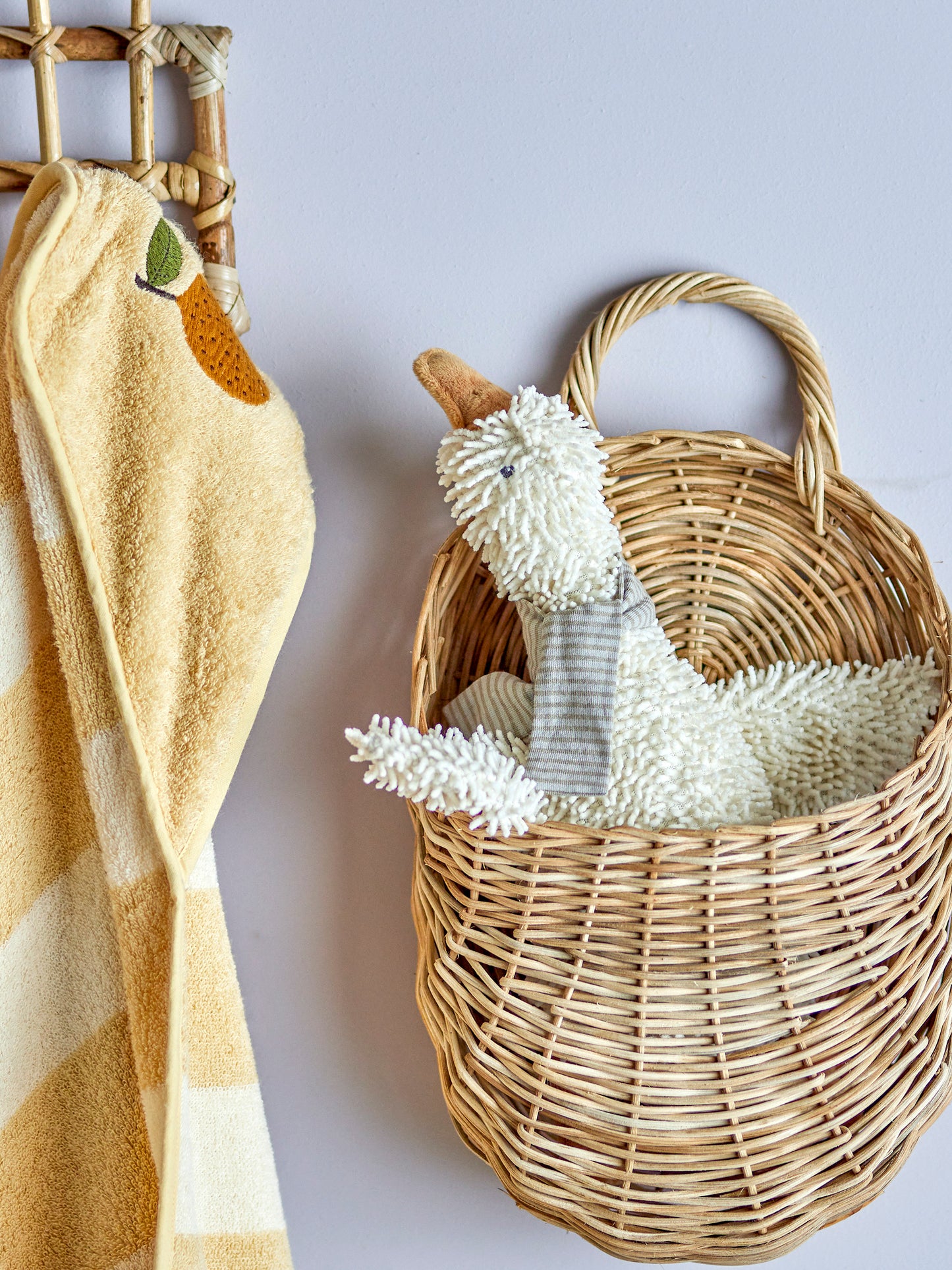Gaspard Jouet en peluche, Blanc, Polyester