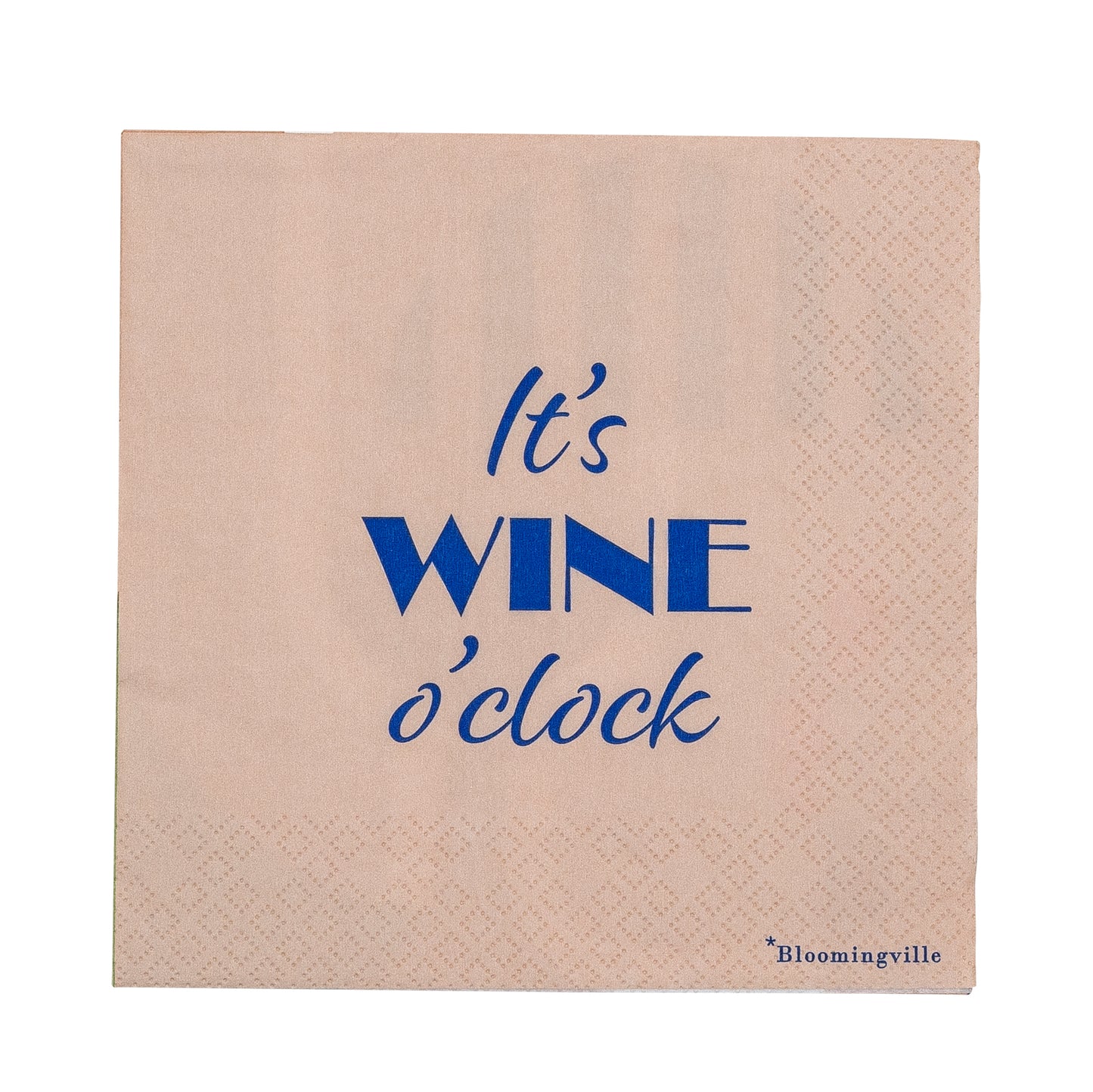 Wine Serviette, Bleu, FSC®Mix, Paper