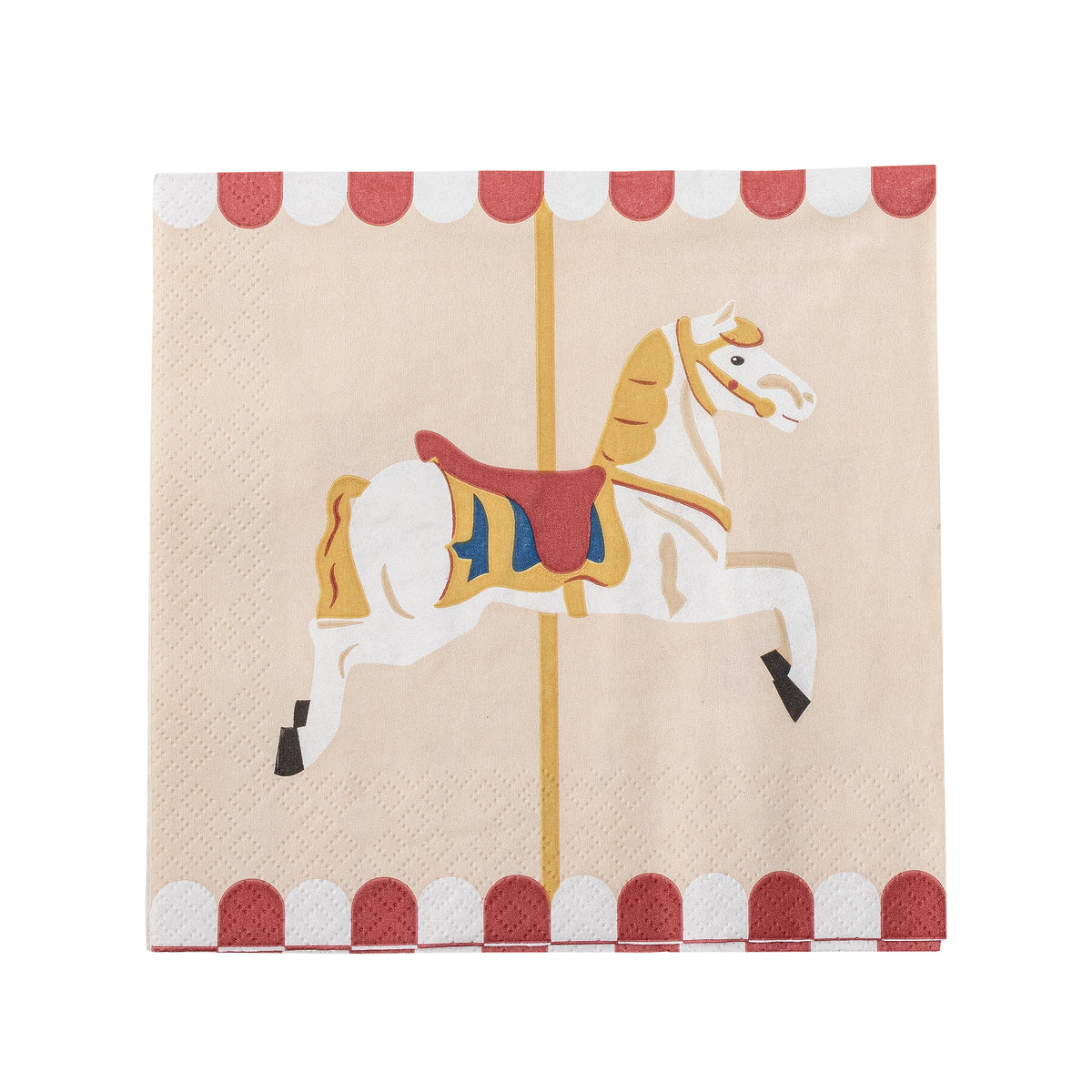 Serviette, Multicolore, FSC®Mix, Paper - Merry-go-round L33xW33 cm, Pack of 20