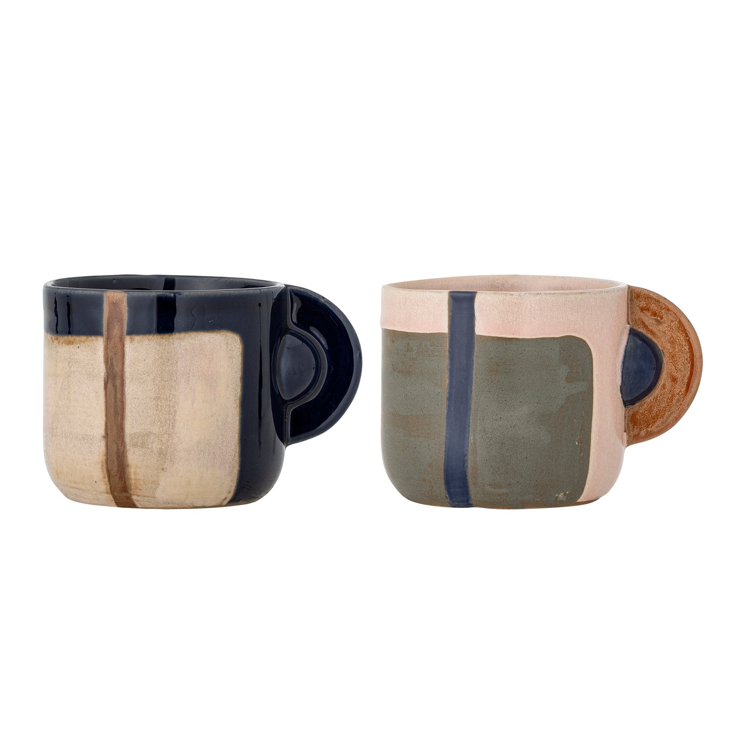 Bolivia Tasse, Marron, Grès set de 2