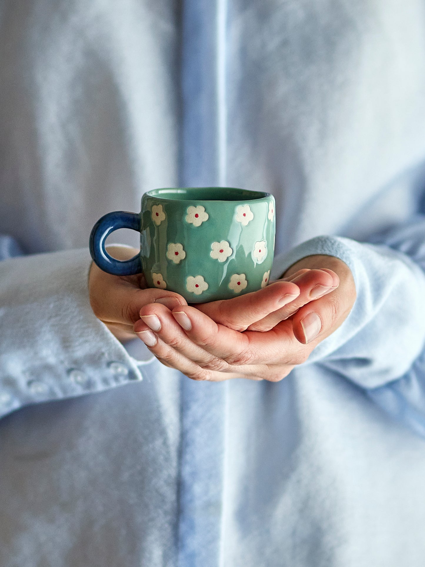 Nini Tasse, Bleu, Grès