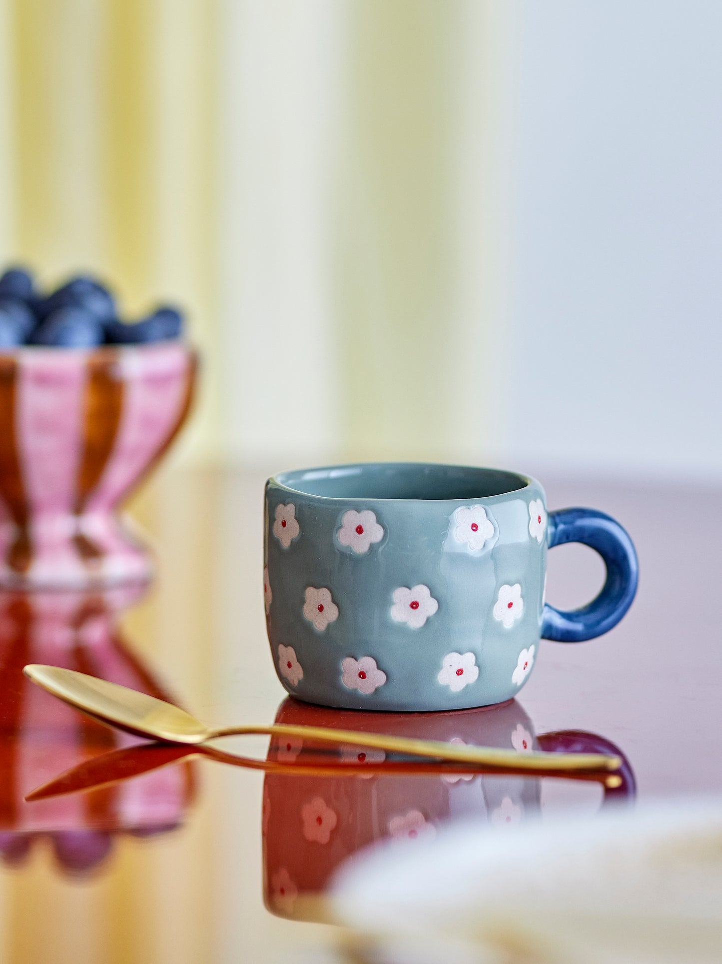 Nini Tasse, Bleu, Grès