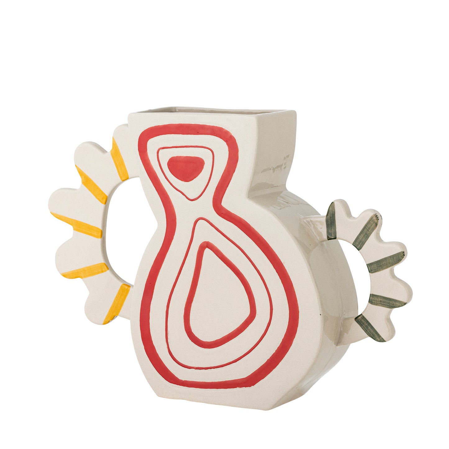 Vase, Multicolore, Grès - Samila L37xH26xW8,5 cm