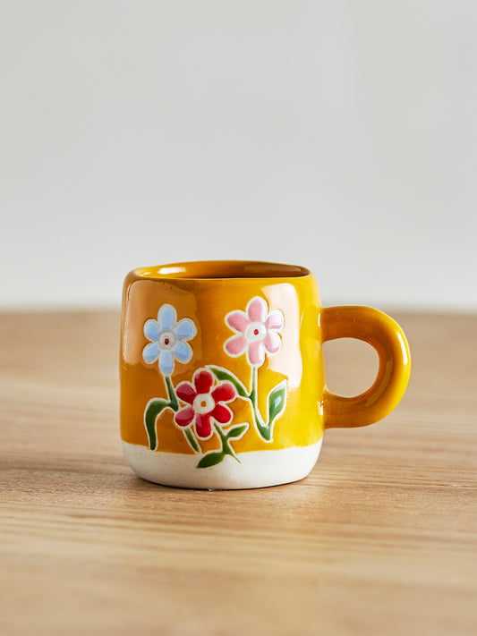 Tasse, Multicolore, Grès - Millie D6xH7 cm