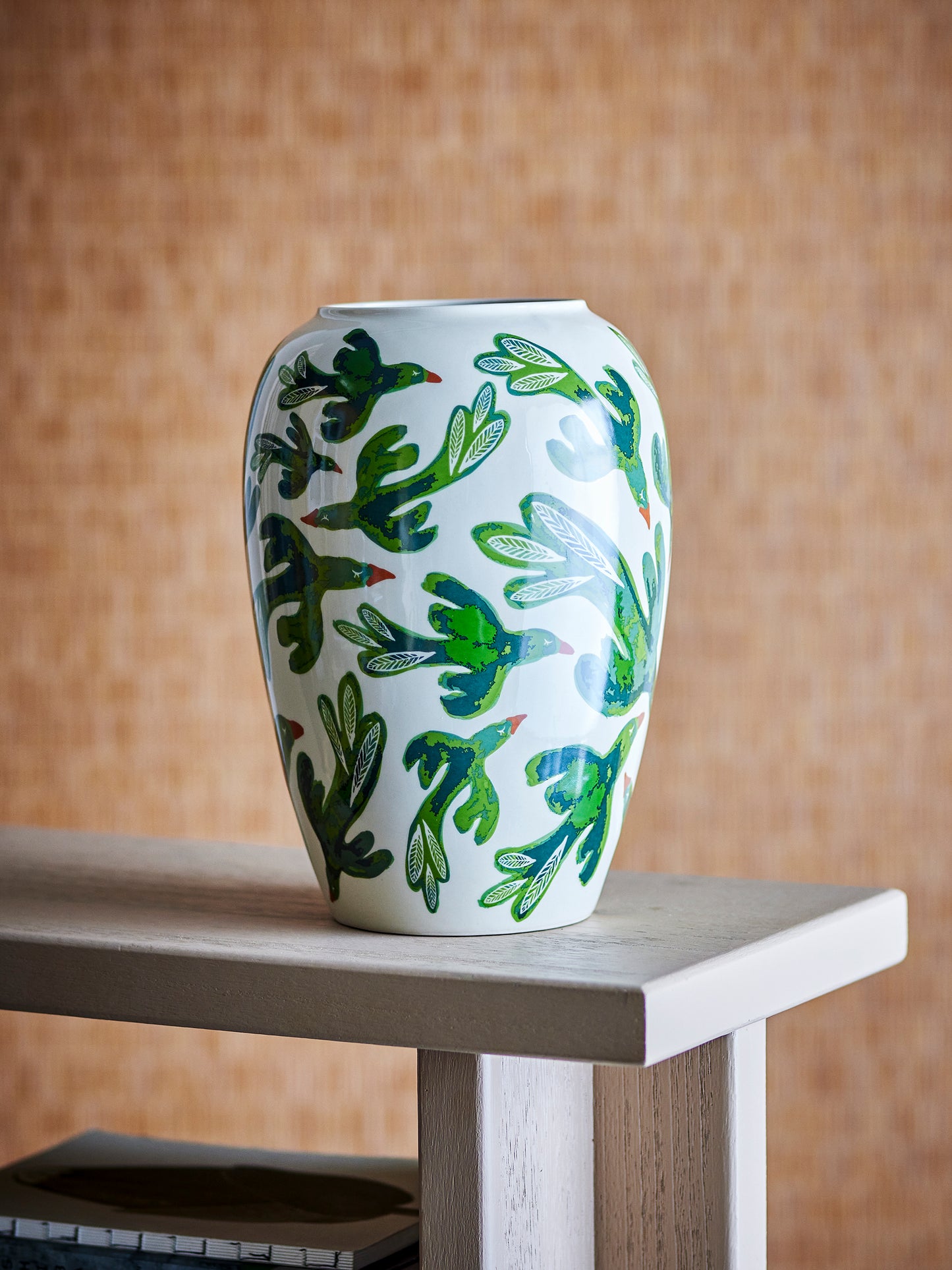 Vase, Multicolore, Grès - Birdliva D21,5xH33 cm