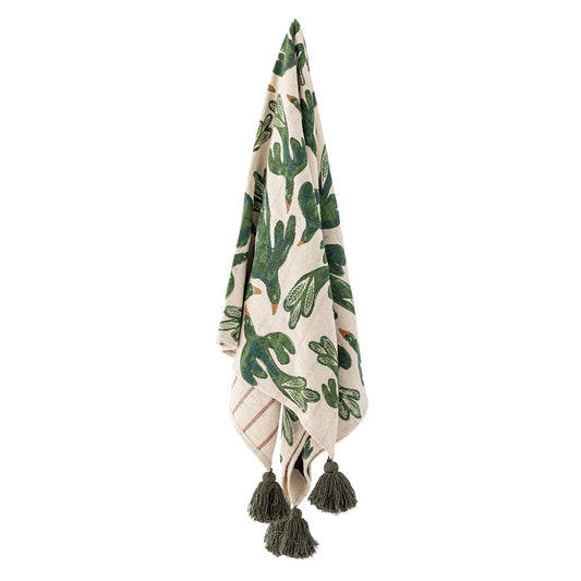 Plaid, Multicolore, Fibres mélangées - Birdliva  L160xW130 cm