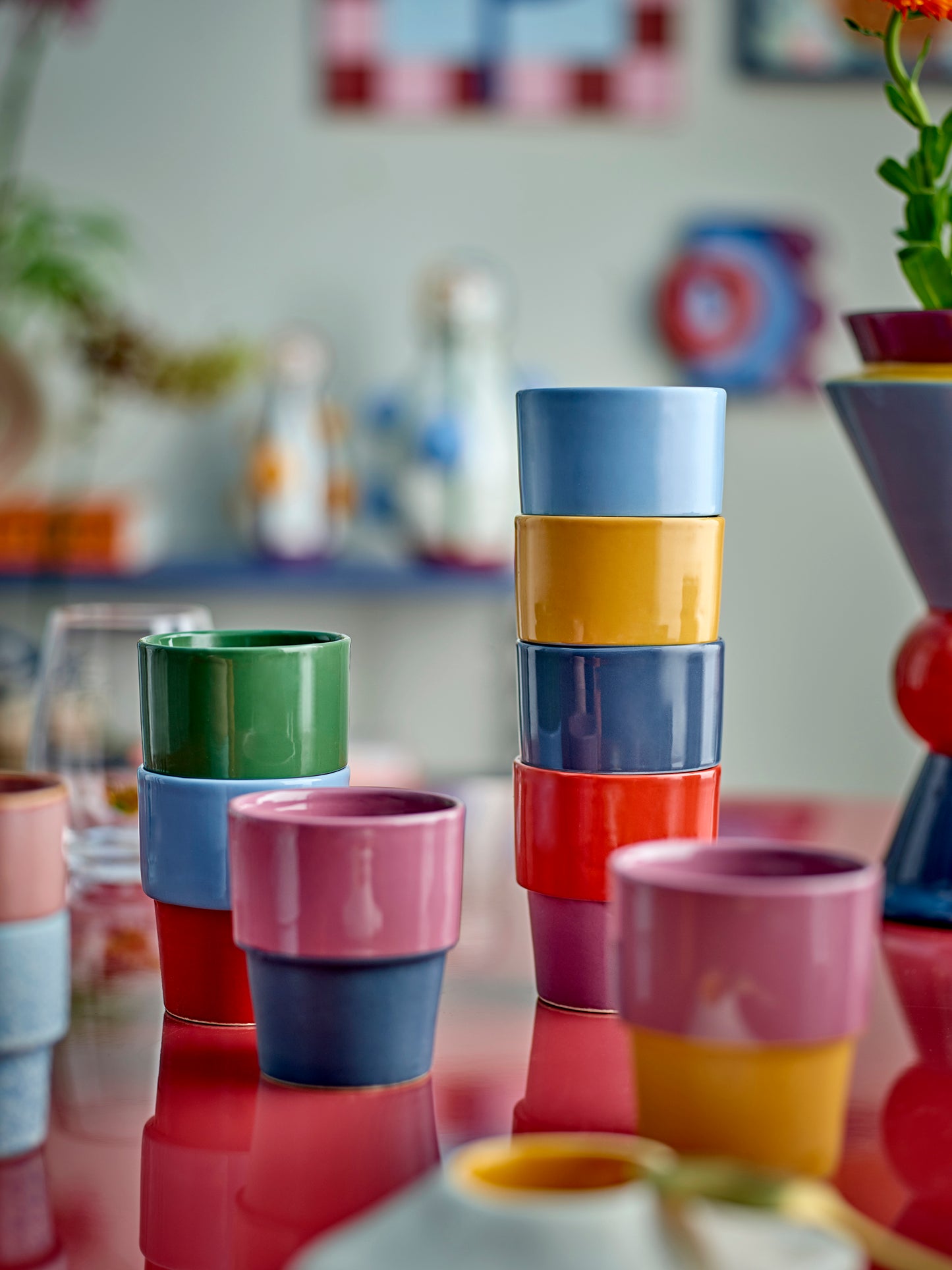 Ewan Tasse, Multicolore, Grès
