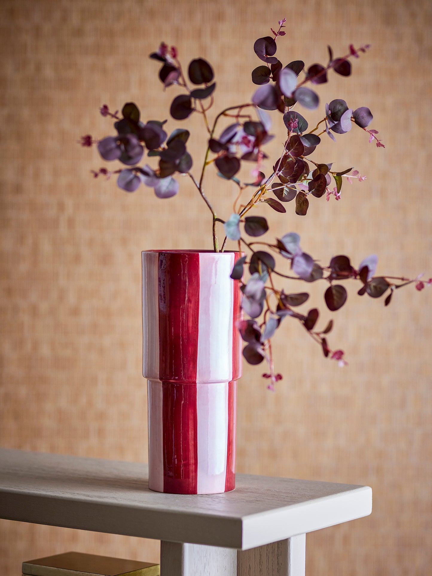 Floki Vase, Rouge, Grès