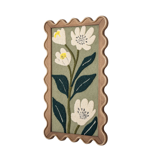 Talan Illustration avec cadre, Multicolore, MDF
