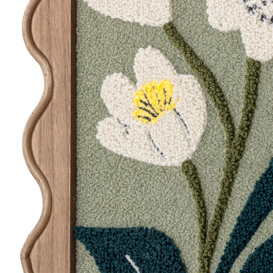 Talan Illustration avec cadre, Multicolore, MDF