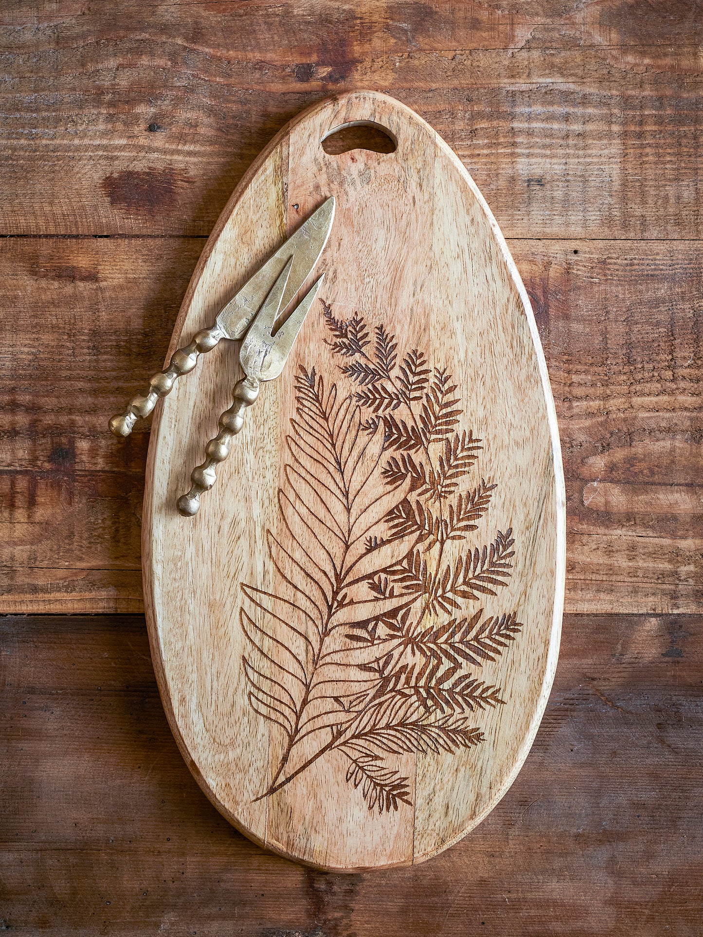 Planche à découper, Nature, FSC®100%, Mango - Moya L40xH2xW21,5 cm
