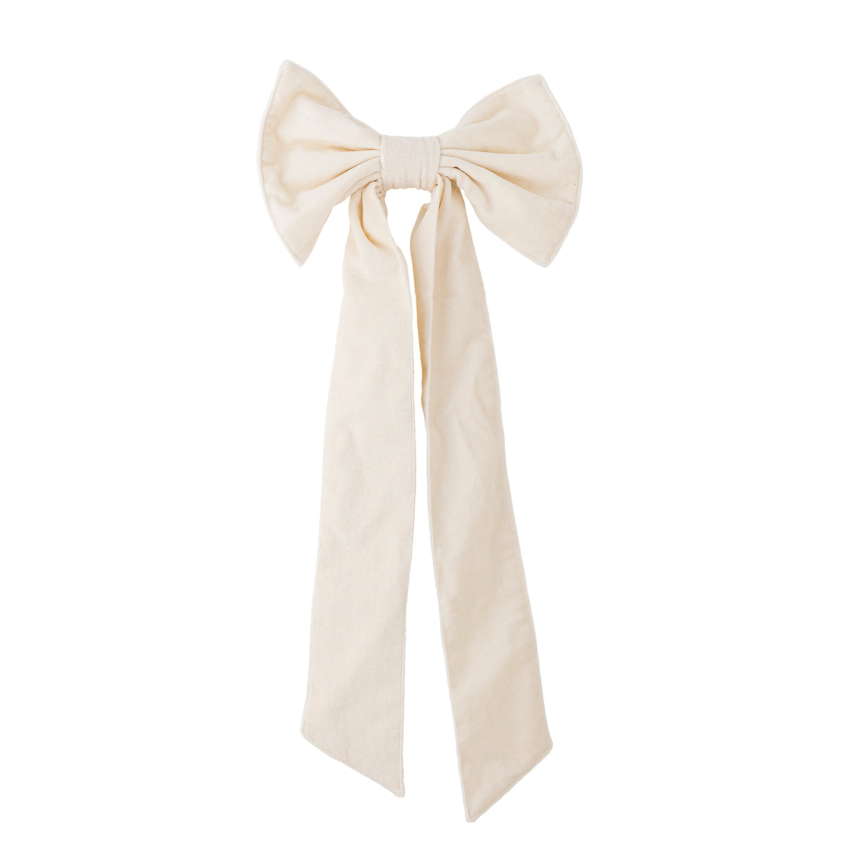 Nœud Décoratif, Blanc, Coton, Ruby  L53xW25 cm