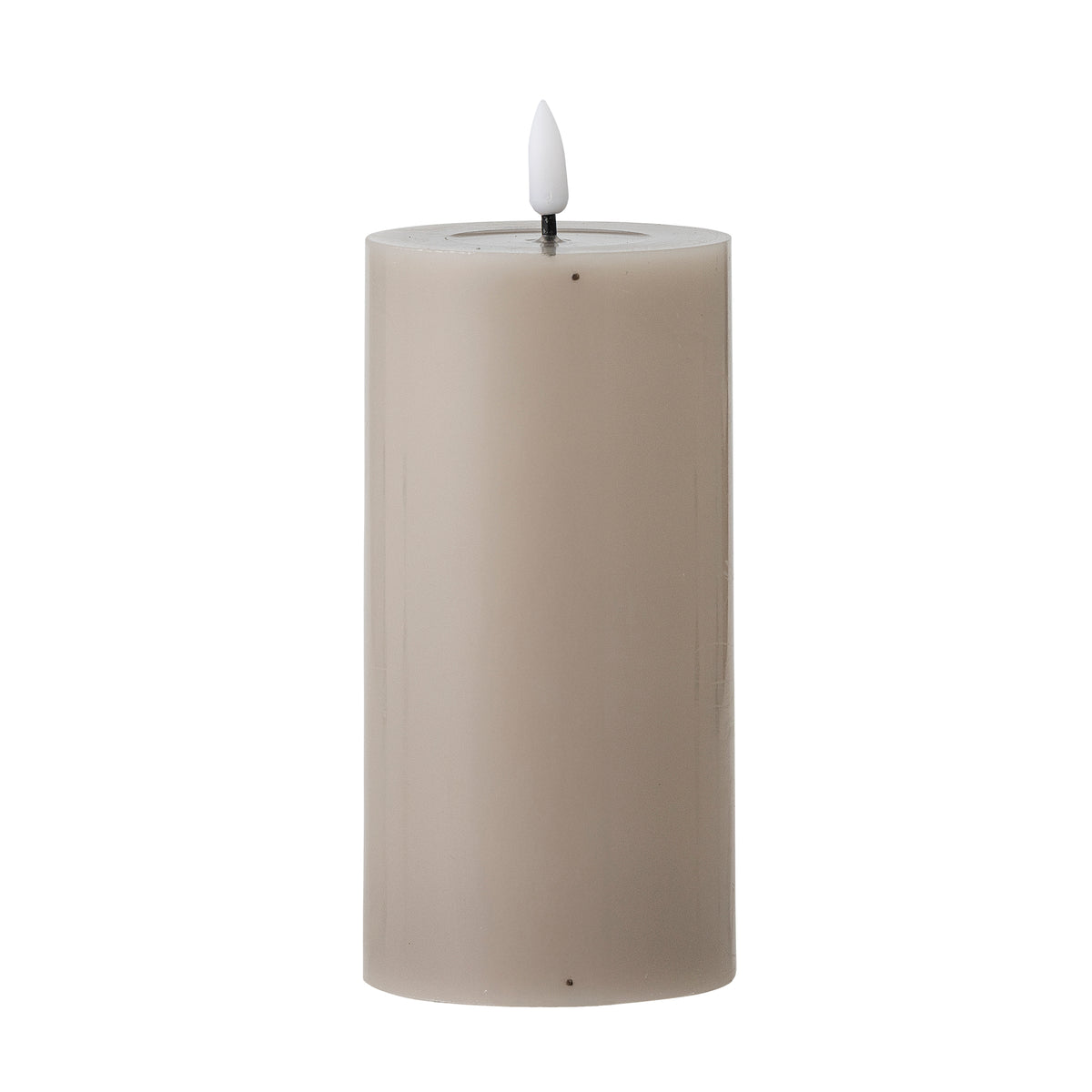 Bougie LED, Nature, Paraffine- Ponza  D7,5xH15 cm