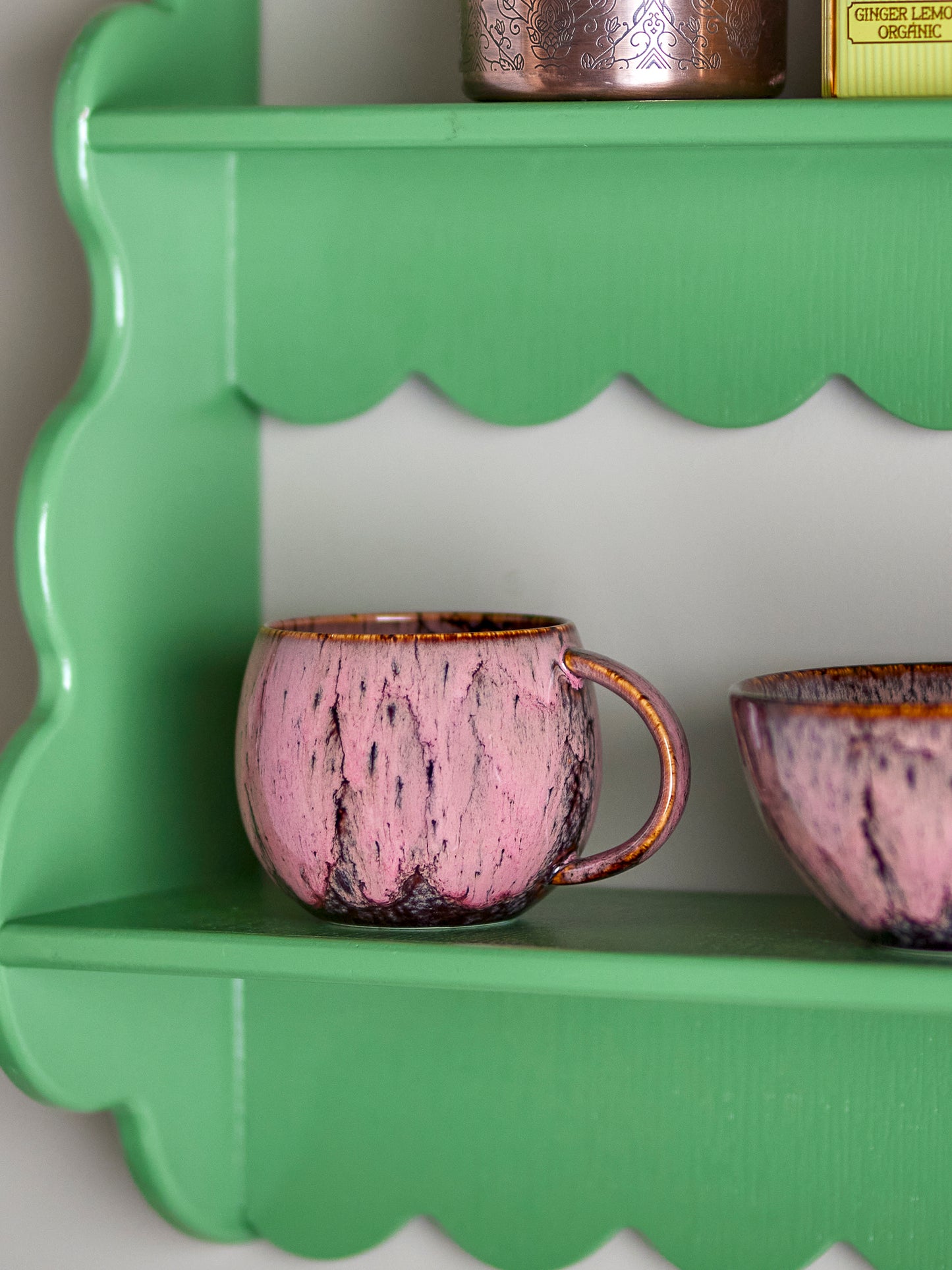Rayen Mug, Rose, Grès