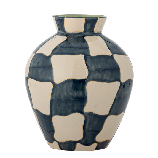 Check Vase, Multicolore, Grès