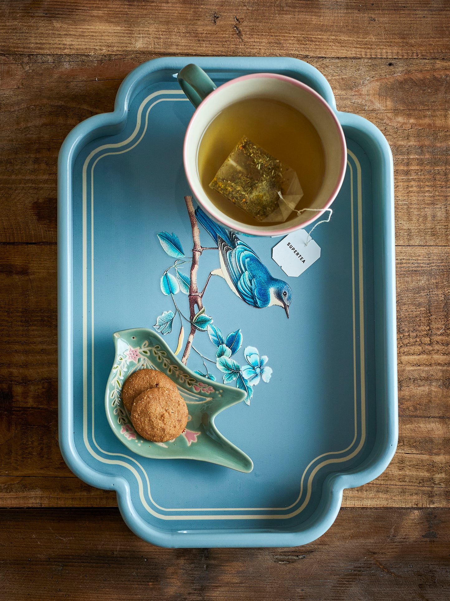 Rosalynde Assiette de service, Verte, Grès