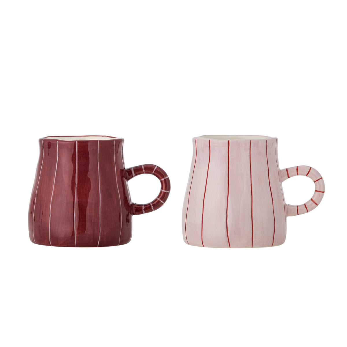 Mug, Multicolore, Grès - Shirly  D9xH9 cm,