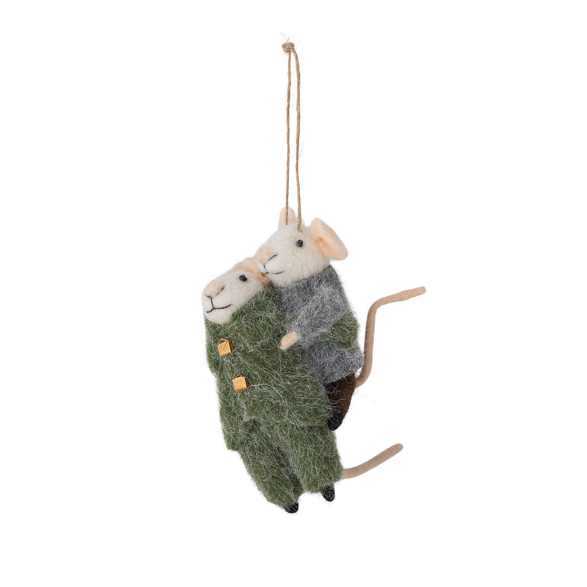 Bibelot, Verte, Laine- Peo  L7xH11xW8 cm