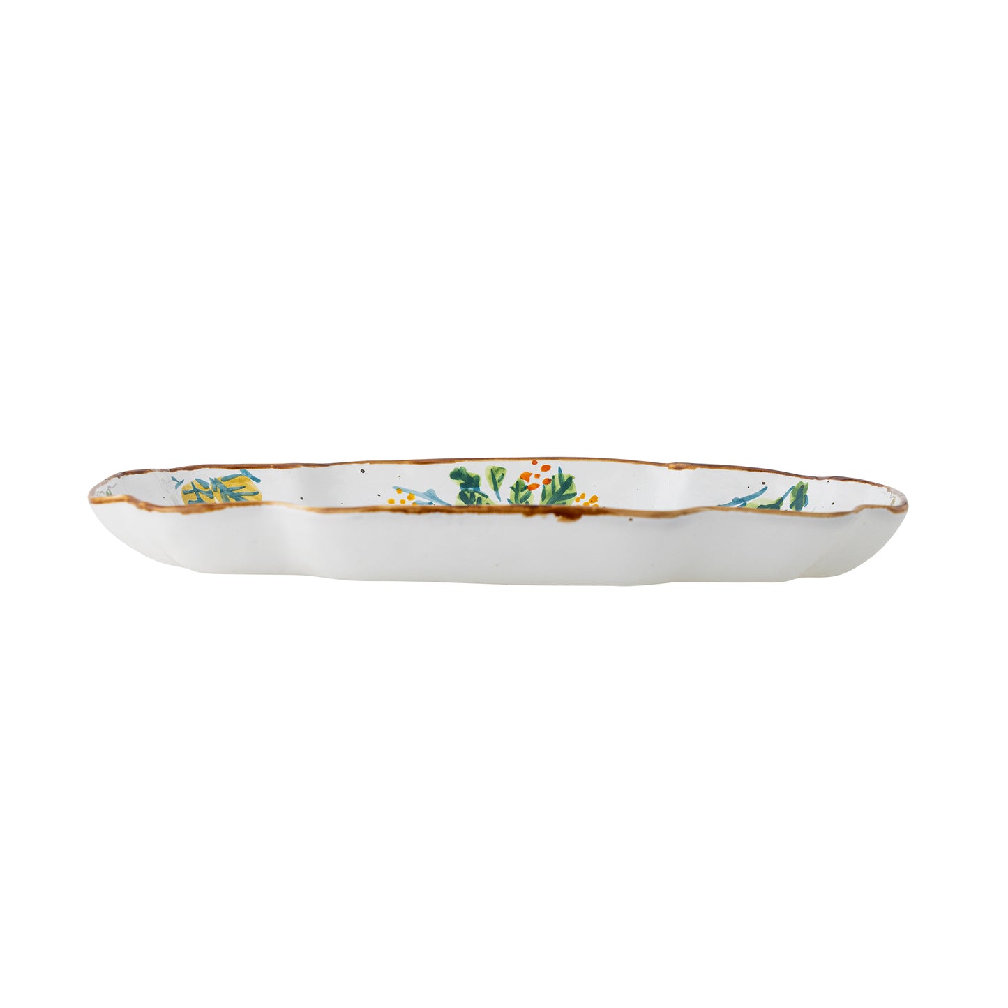 Assiette de service, Multicolore, Grès - Savina L31xH3xW21 cm