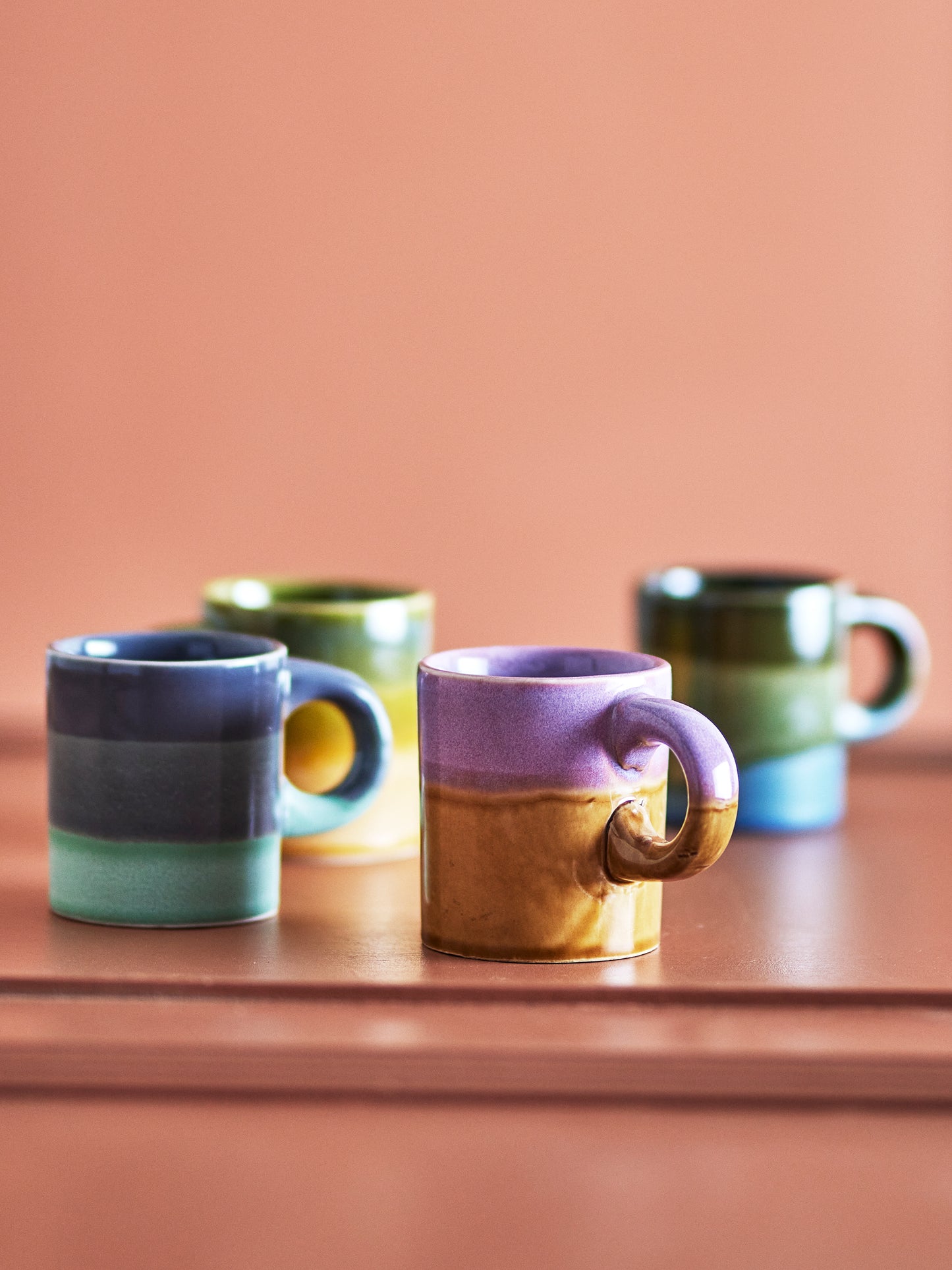 Mug, Multicolore, Grès - Joris D7xH8 cm