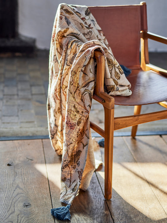 Plaid, Multicolore, Coton - Yoti L152xW127 cm