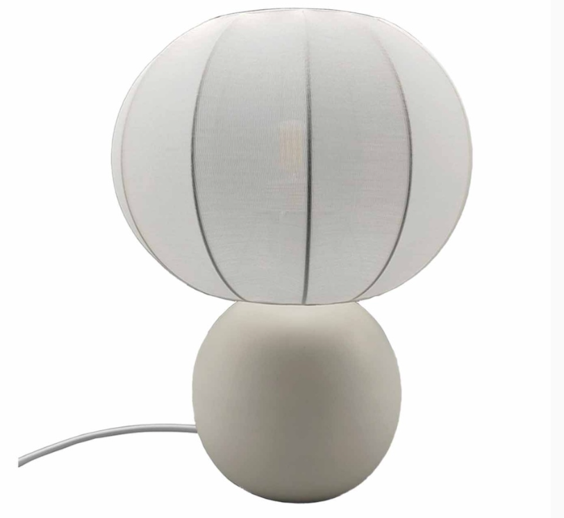 Lampe boulette  D25 H33cm