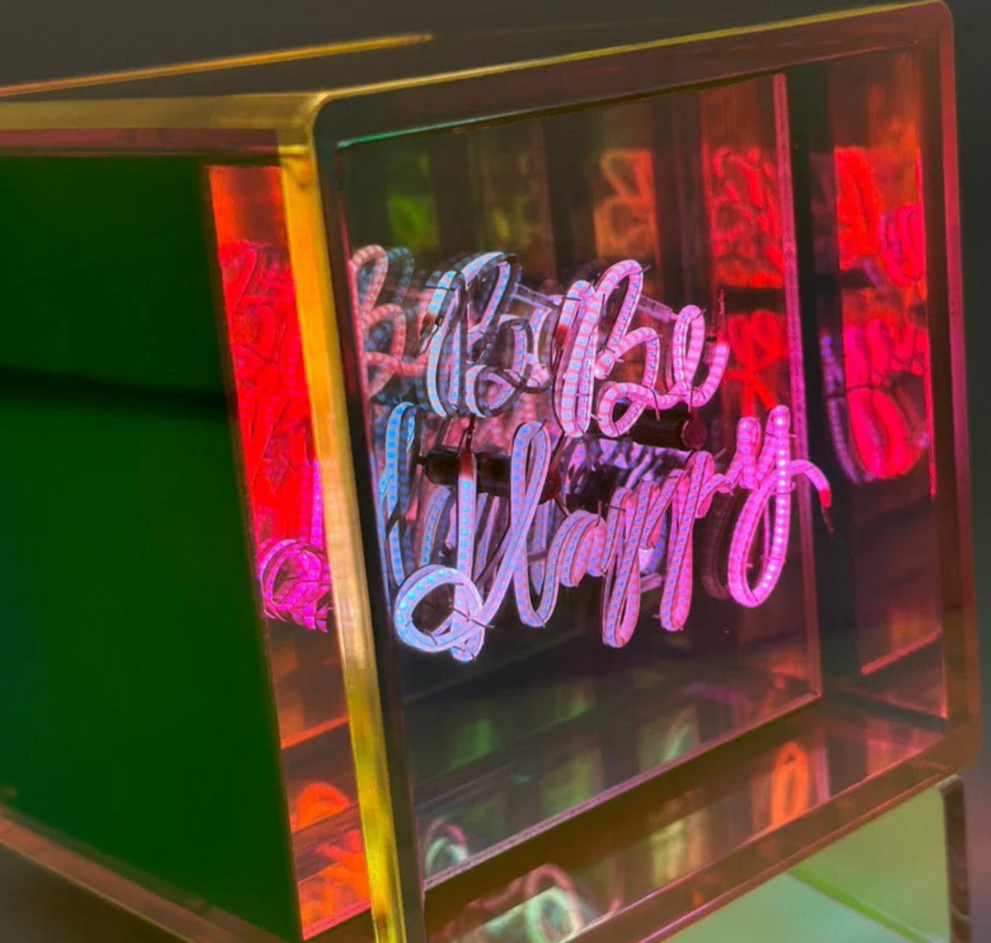 Cube   lumineux   -   HOME   SWEET   HOME