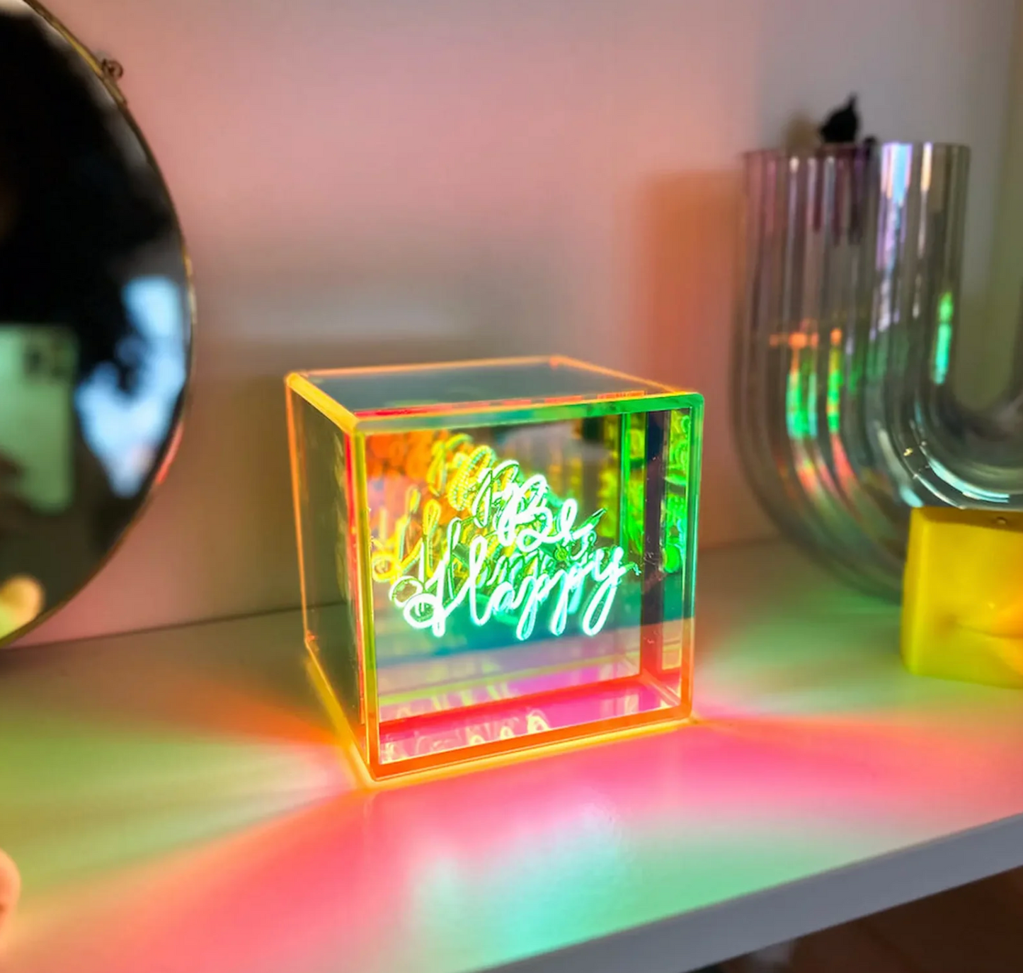 Cube   lumineux   -   HOME   SWEET   HOME