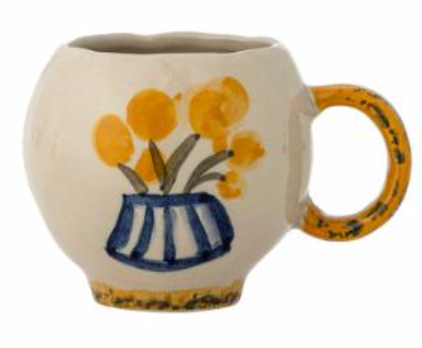 Tasse, Multicolore, Grès Hiba D8,5xH7,5 cm
