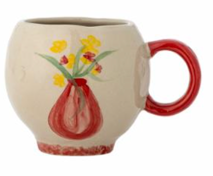 Tasse, Multicolore, Grès Hiba D8,5xH7,5 cm
