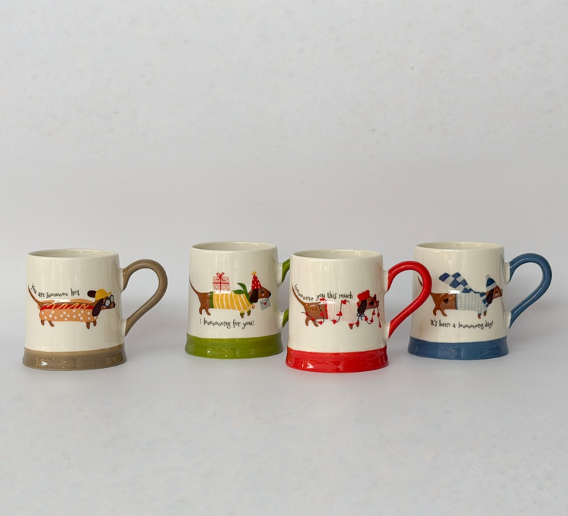 Mug Teckel L9,1 P9 H8cm 32,5cl