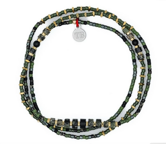 CROCODILE Slim 3 Collier et Bracelet 3 tours